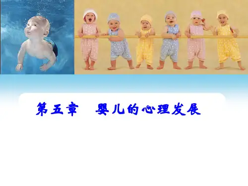 第五章  婴儿的心理发展复习