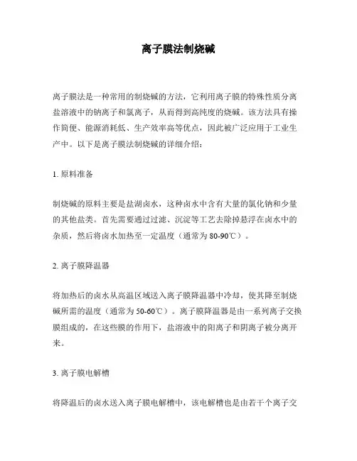 离子膜法制烧碱