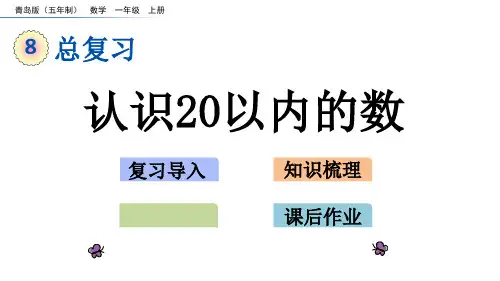 一年级上册数学课件- 认识20以内的数青岛版 (共21页)