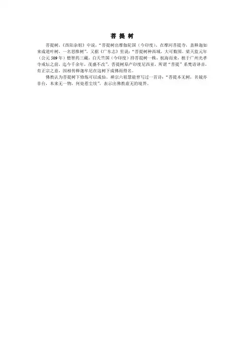 菩提树