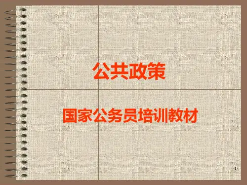 公共政策PPT课件