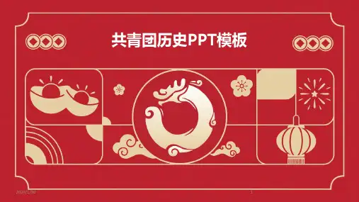 共青团历史PPT模板(2024)