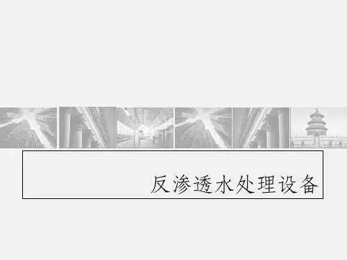 反渗透水处理ppt课件