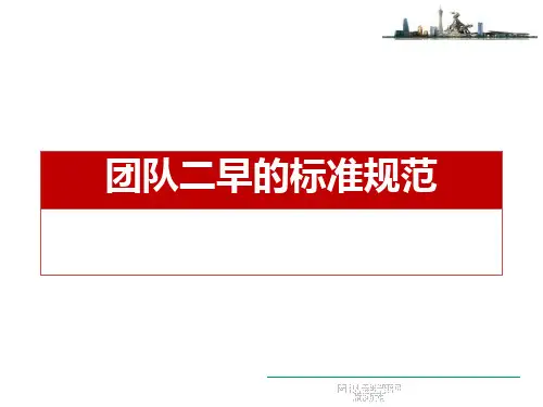 保险团队二早的标准规范