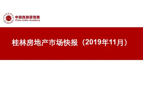 《桂林房地产市场快报(2019年11月)》