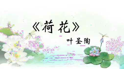 部编版三年级语文下册3.《荷花》课件(共16张PPT)