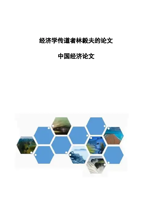 经济学传道者林毅夫的论文-中国经济论文
