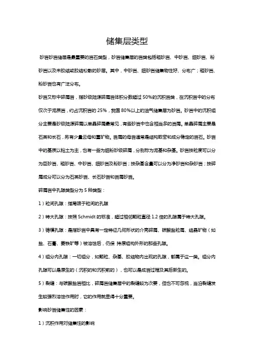 储集层类型