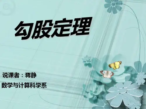 勾股定理说课课件