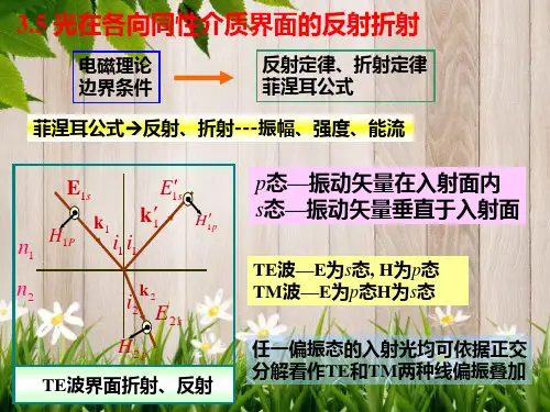 课件：光子各向同性介质界面的反射折射