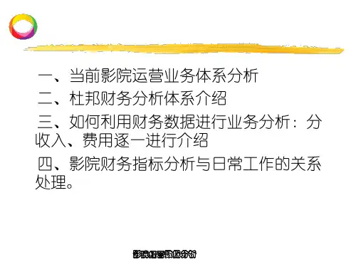 影院经营数据分析课件