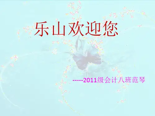 我的家乡-乐山