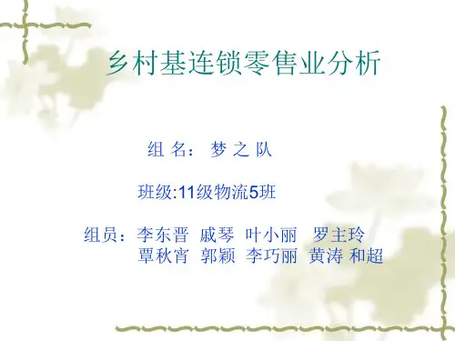 乡村基企业连锁分析