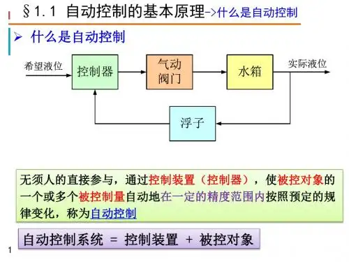 自动控制原理[01][控制系统导论]