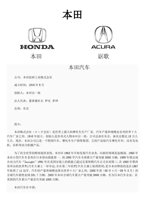 本田HONDA