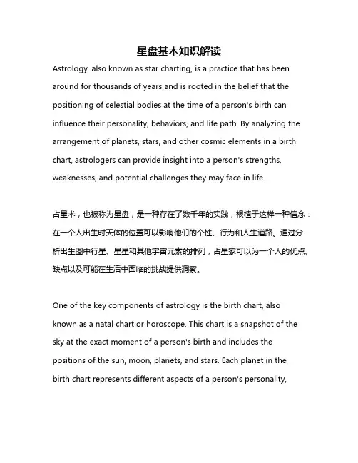 星盘基本知识解读
