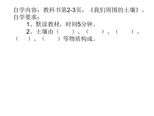 小学科学苏教版《我们周围的土壤》PPT优秀课件1