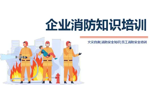 消防安全宣传日企业消防知识培训课件