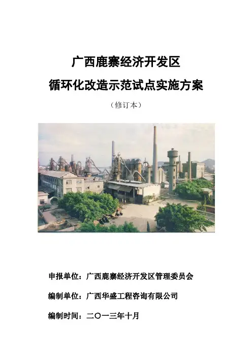 鹿寨县经济开发区循环化改造实施方案-学士学位论文
