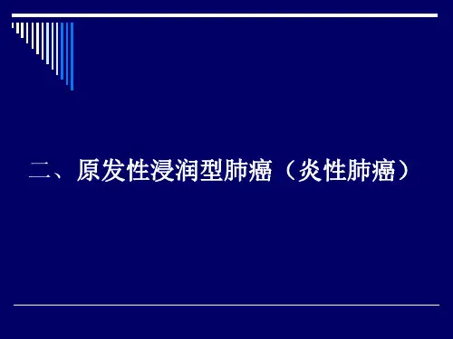 肺癌的少见CT表现分析
