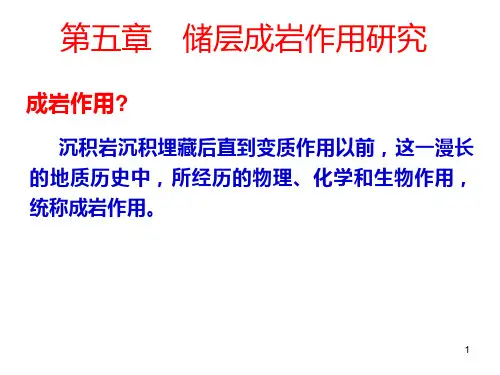 5第五章 储层成岩作用PPT课件