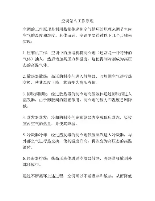 空调怎么工作原理