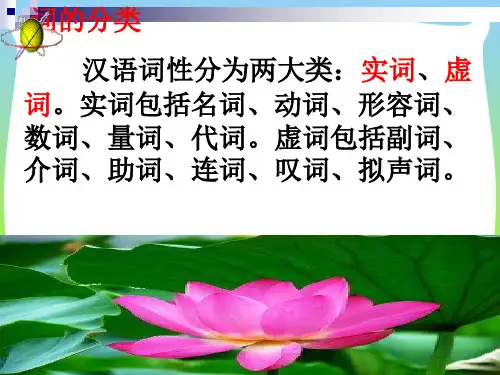 七年级语文词类ppt课件