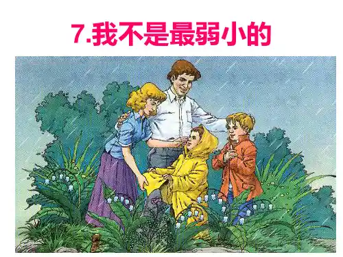 第7课我不是最弱小的优秀PPT课件