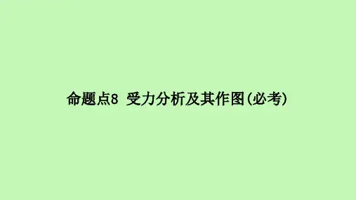 河北省物理中考考点过关强化 受力分析及其作图