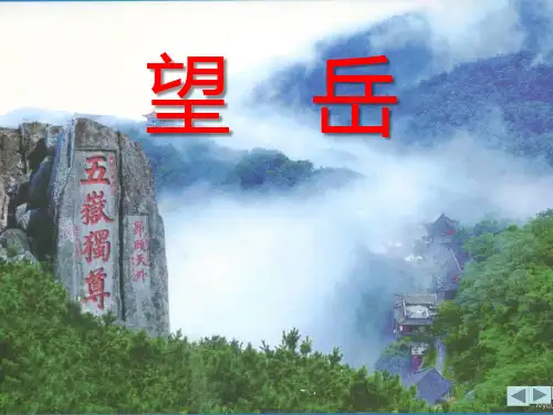《望岳》PPT课件