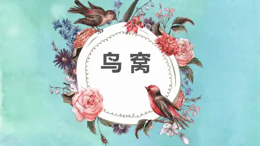《鸟巢》4至6岁创意美术PPT课件