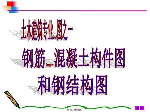 1.钢筋混凝土构件图和钢结构图