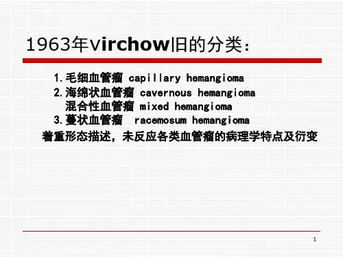 血管瘤ppt参考幻灯片课件.ppt