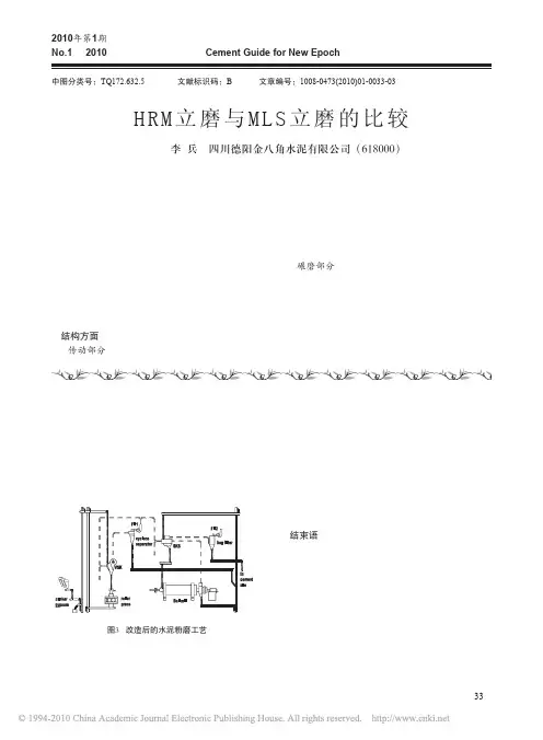 HRM立磨与MLS立磨的比较