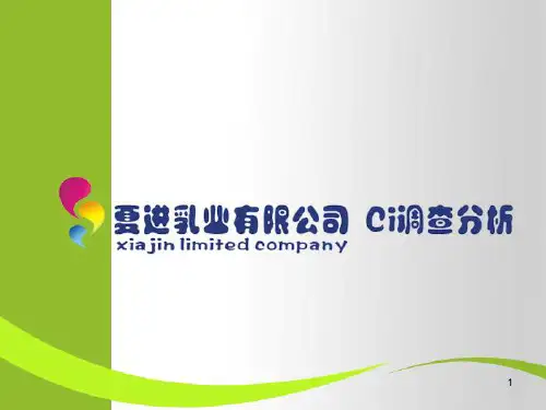 夏进牛奶调查分析PPT课件