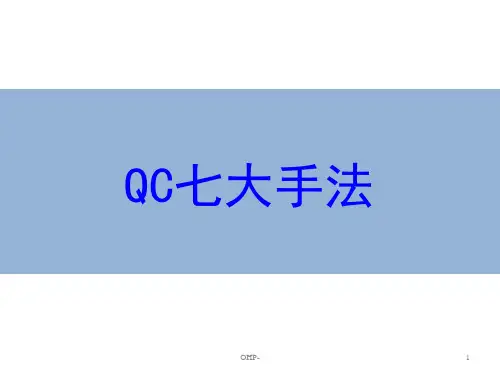 QC七大手法培训资料1