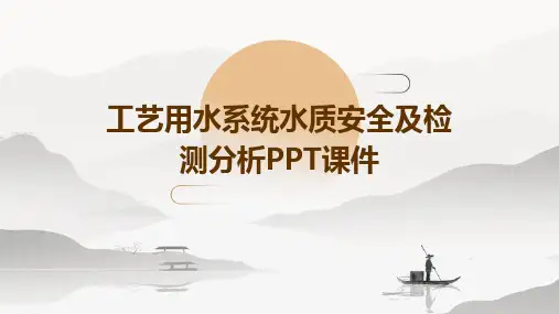 工艺用水系统水质安全及检测分析PPT课件