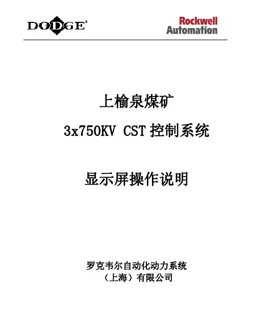 CST显示屏使用操作手册