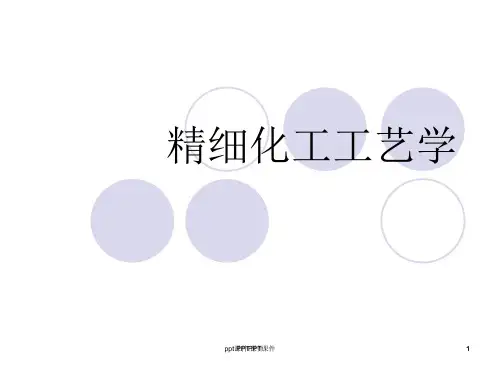 精细化工工艺学  ppt课件
