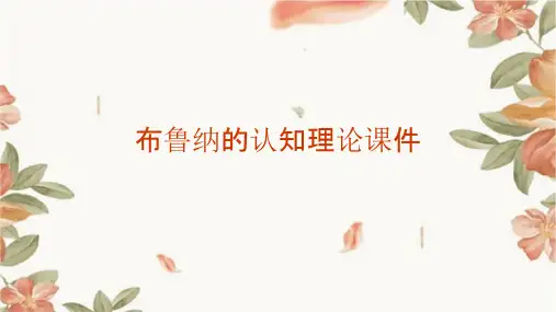 布鲁纳的认知理论课件
