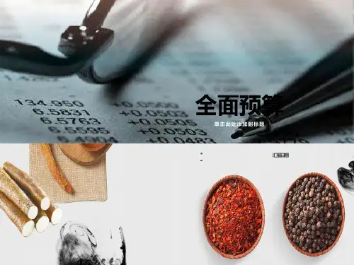 全面预算概述及久其、用友、海波龙产品对比