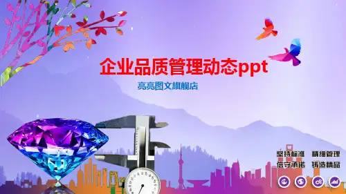 动态企业文化品质管理经营理念PPT