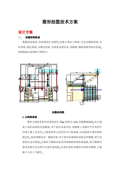 菱形挂篮技术方案