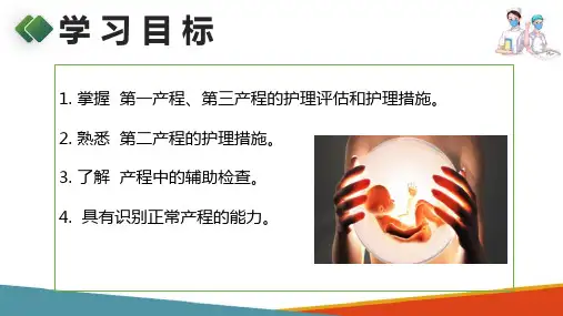 正常分娩期妇女的护理—分娩期护理管理(妇产科护理课件)