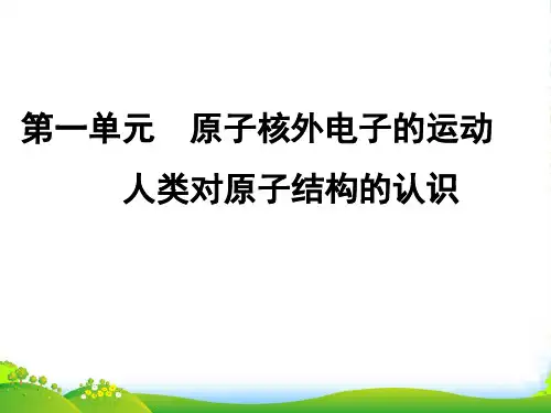 苏教版高中化学必修一课件：1.3 人类对原子结构的认识 (共35张PPT)
