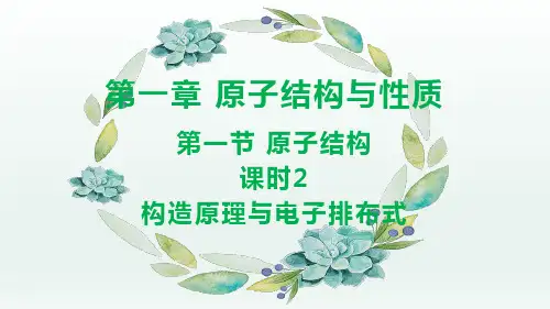 第一章 原子结构与性质 第一节 原子结构  课时2 构造原理与电子排布式