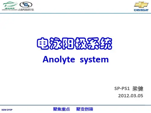 电泳阳极系统简介