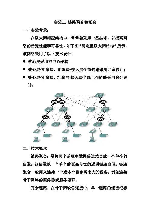 链路聚合和冗余