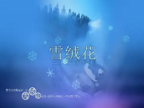 音乐之声——雪绒花