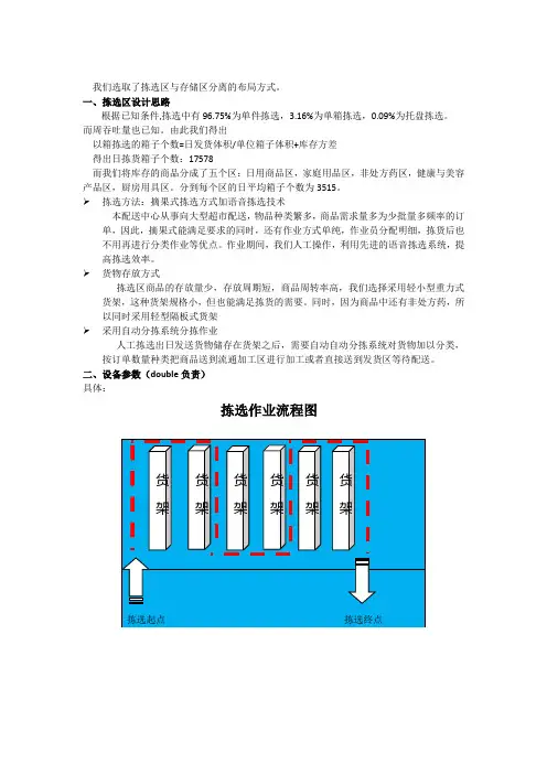 配送中心拣选区
